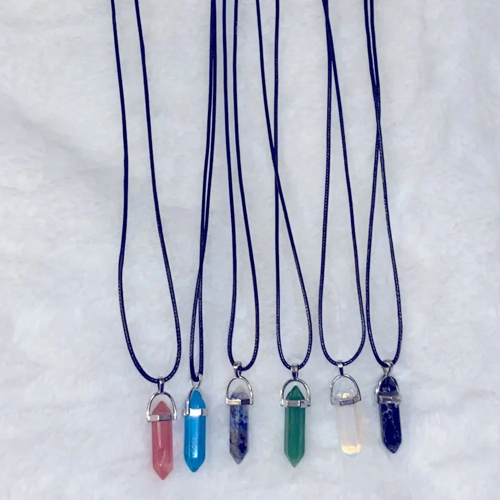 SHEIN Crystal Necklaces ONE SIZE never worn - Picture 2 of 2